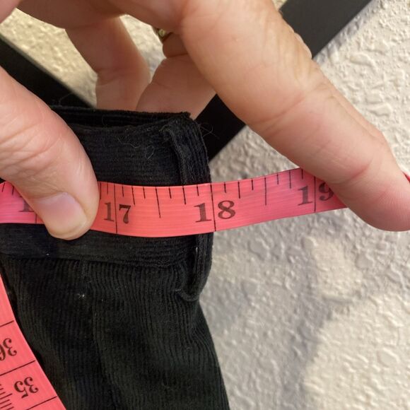 Lauren Ralph Lauren Dark Green Corduroy Pants Size 34x32 Dog Print Lining - Picture 3 of 8